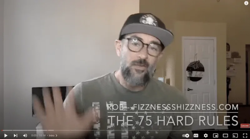 The 75 Hard Challenge Rules: A Video Overview