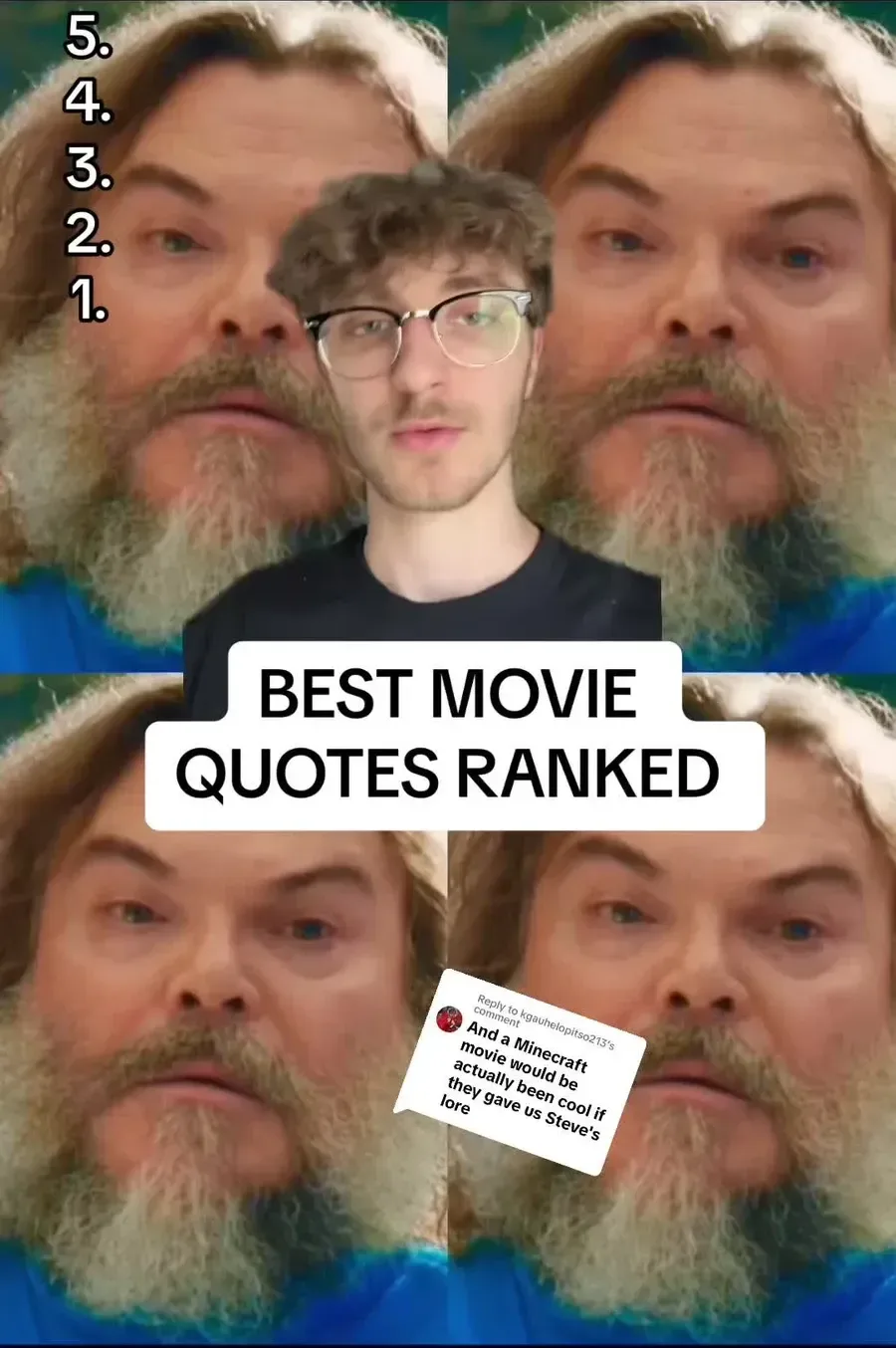 Replying to @kgauhelopitso213 I…… am steve #minecraft #minecraftmovie #jackblack #movies #iamsteve #movietok #fyp
