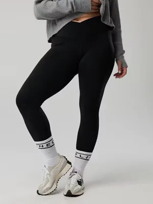 Official product photograph of OFFLINE Real Me High Waisted Crossover Leggings.