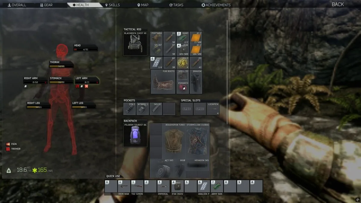 Presenting... Escape from Skyrim lol. I put Tarkov into Skyrim. Now with guns and everything you would expect.