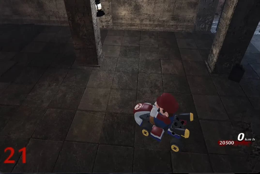 Mario Kart in Call of Duty: World at War zombies