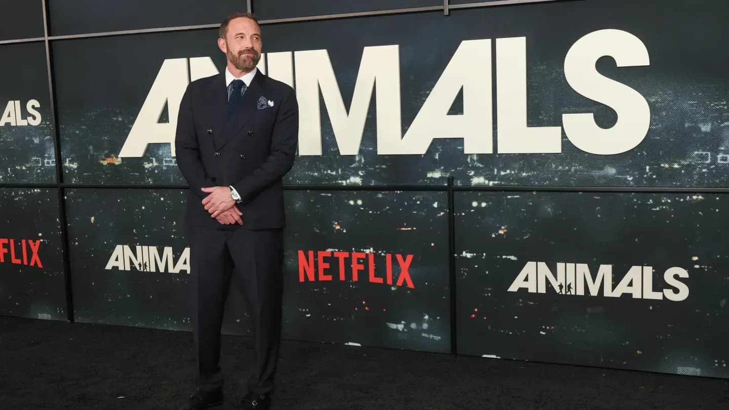 Ben Affleck attends the world premiere of Netflix's "Animals" at Westwood Village Theater on Oct. 1 in Los Angeles.