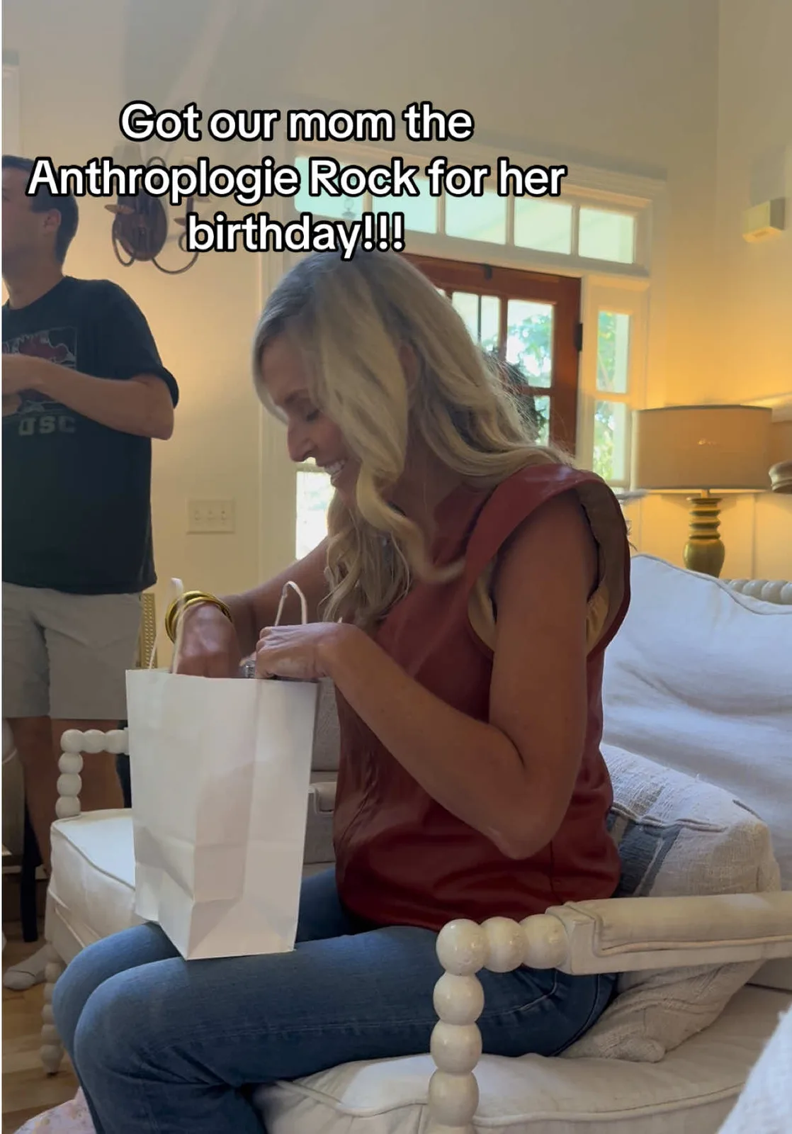 The boys were SO confused🤣 This was the funniest thing we’ve ever done literally, Jenny really sold it!!! #anthropologierock #anthropologie #prank