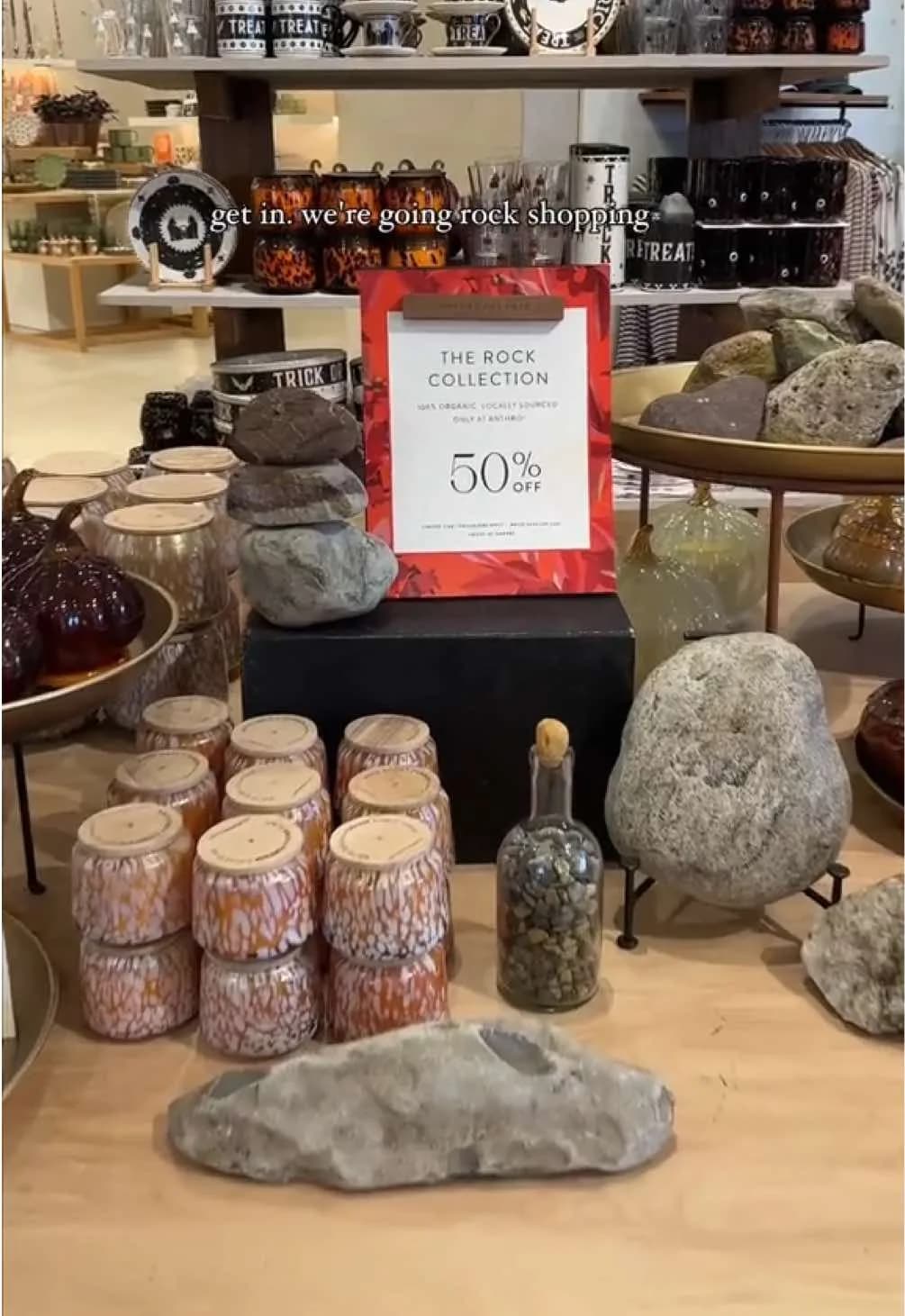 the season's hottest décor: ROCKS 🪨 #anthropologierock