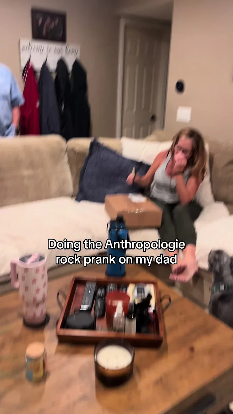 “You put rocks in the garden”-dad #anthropologie #rock #prank #parents