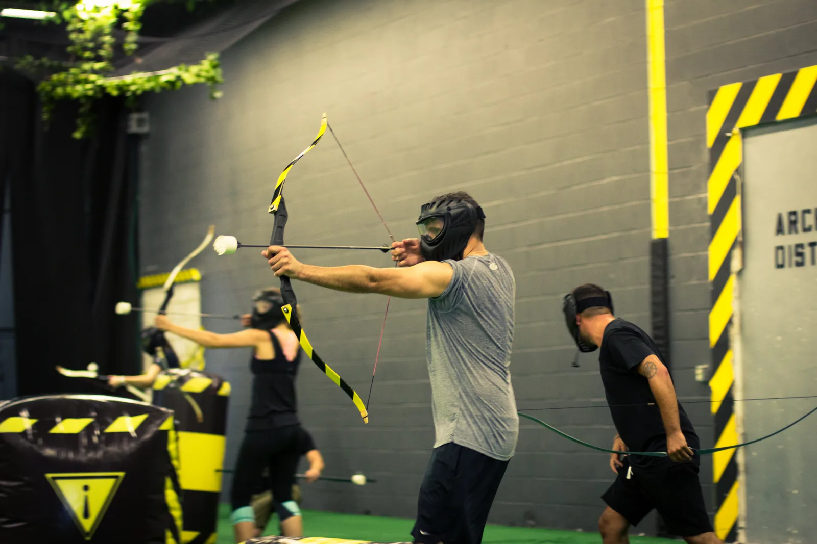 A game of archery tag in Toronto, photographed June 14, 2015.