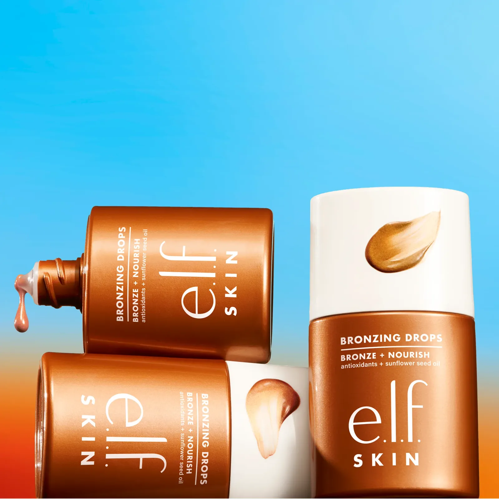 Glossy x Launchmetrics Research: E.l.f. and Drunk Elephant rank as buzziest bronzing drops