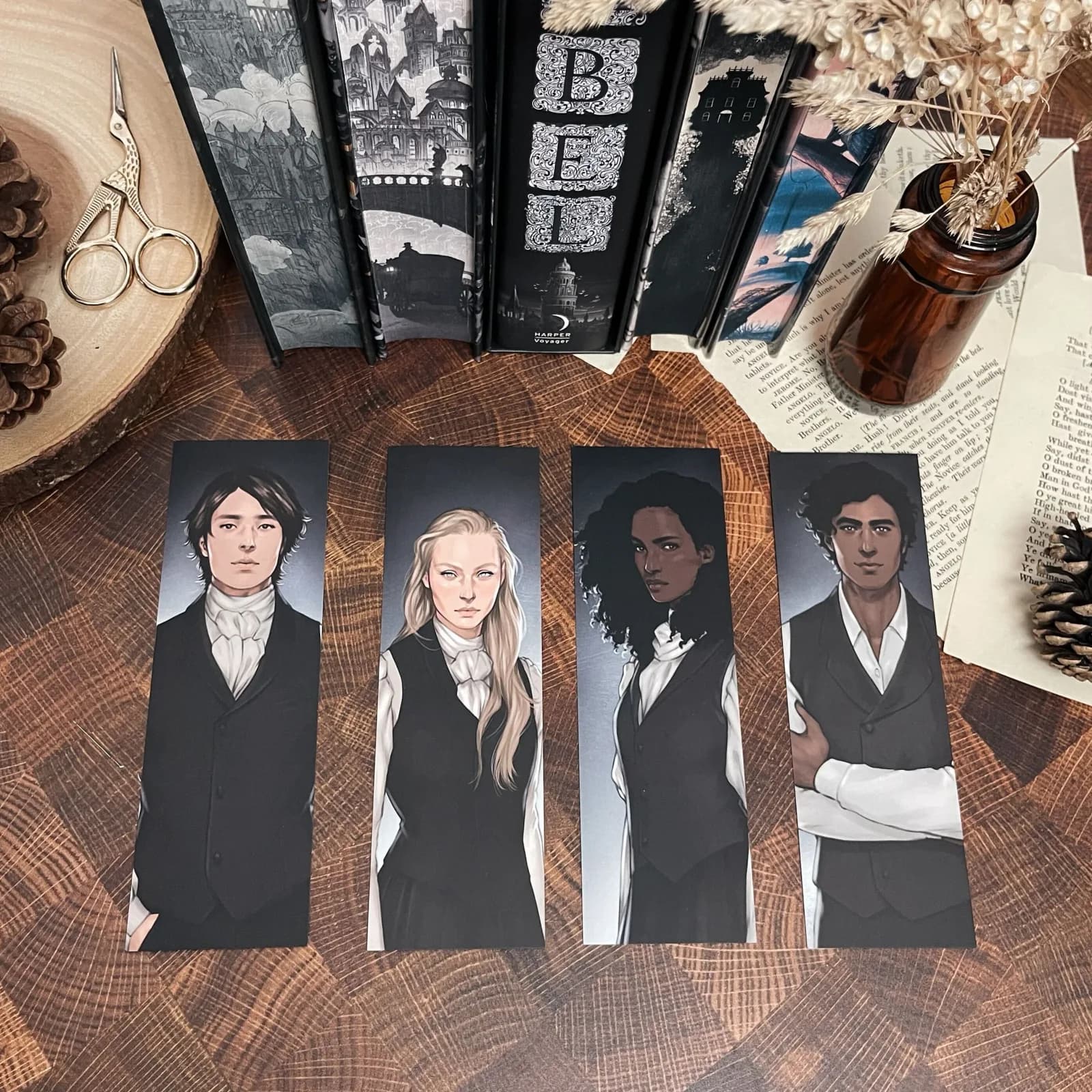 Babel Character Bookmark Set