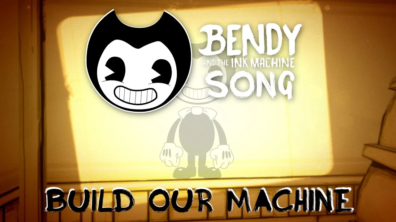 BENDY AND THE INK MACHINE SONG (Build Our Machine) LYRIC VIDEO - DAGames