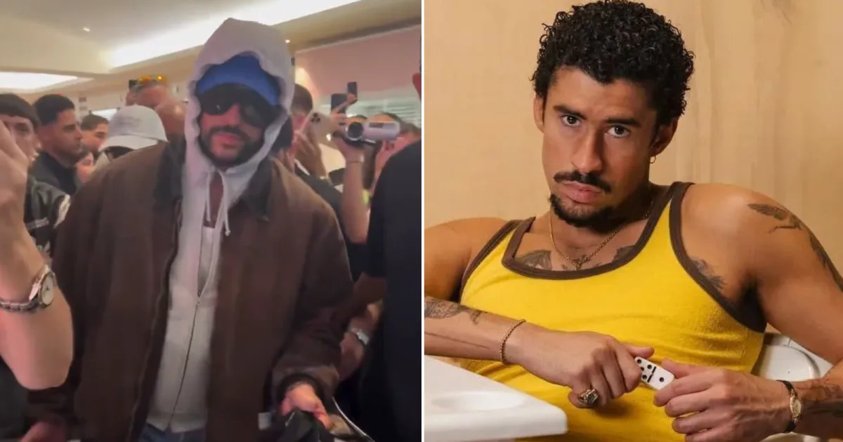 Bad Bunny é flagrado em Porto Rico após lançamento de sua marca; veja | CNN Brasil