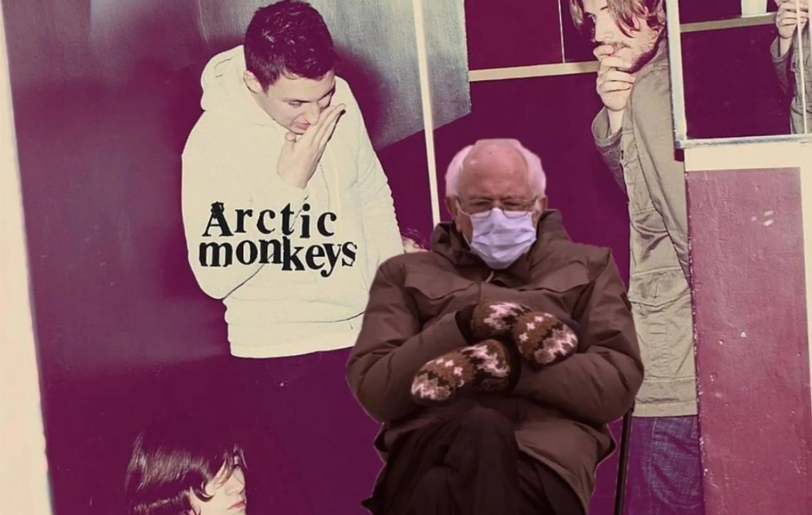 Bernie Sanders has been Photoshopped into classic album covers