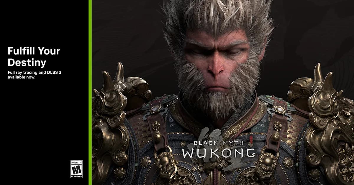 Black Myth: Wukong Out Now With Full Ray Tracing & DLSS 3 - Get The Definitive Experience On GeForce RTX 40 Series GPUs