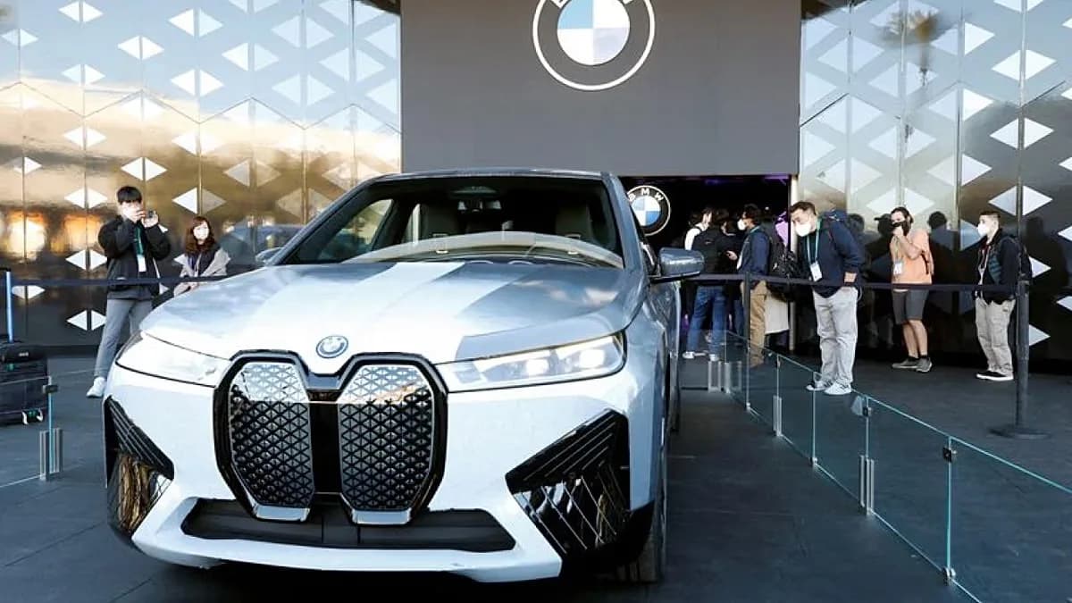 Change your car's colour with an app: BMW unveils colour-changing car