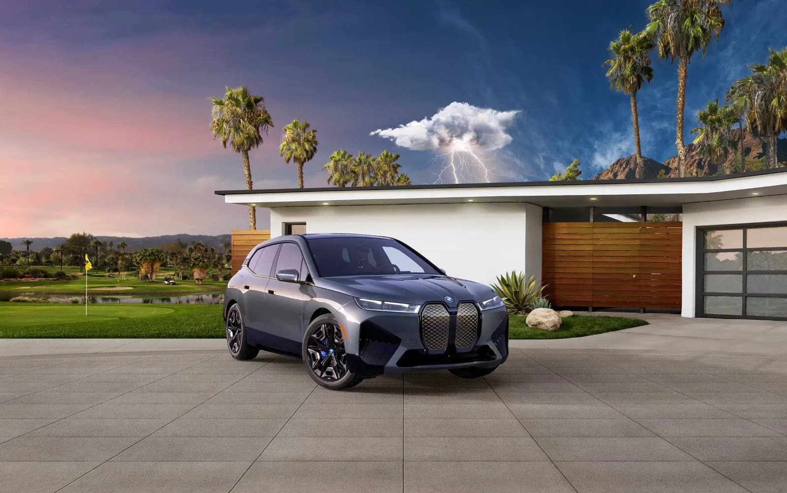BMW to Debut a New Advertisement during the Super Bowl Starring Arnold Schwarzenegger, Salma Hayek Pinault and the All-New, Fully Electric BMW iX Sports Activity Vehicle.