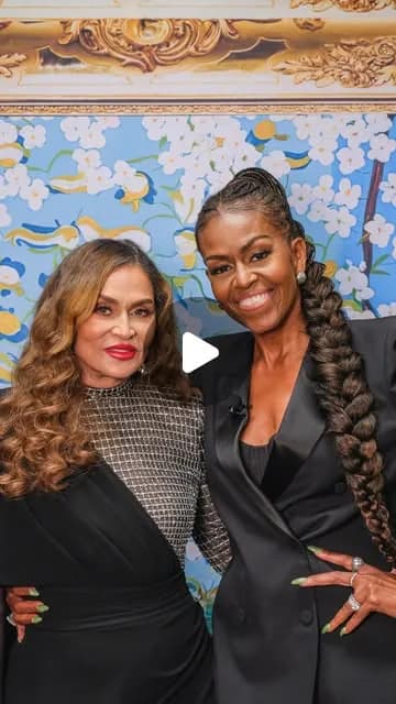 Michelle Obama on Instagram: "A little rehearsal before taking the stage. 💃🏾 I had so much fun talking with @MsTinaKnowles last week about her memoir, Matriarch. This Mother’s Day weekend, I hope…