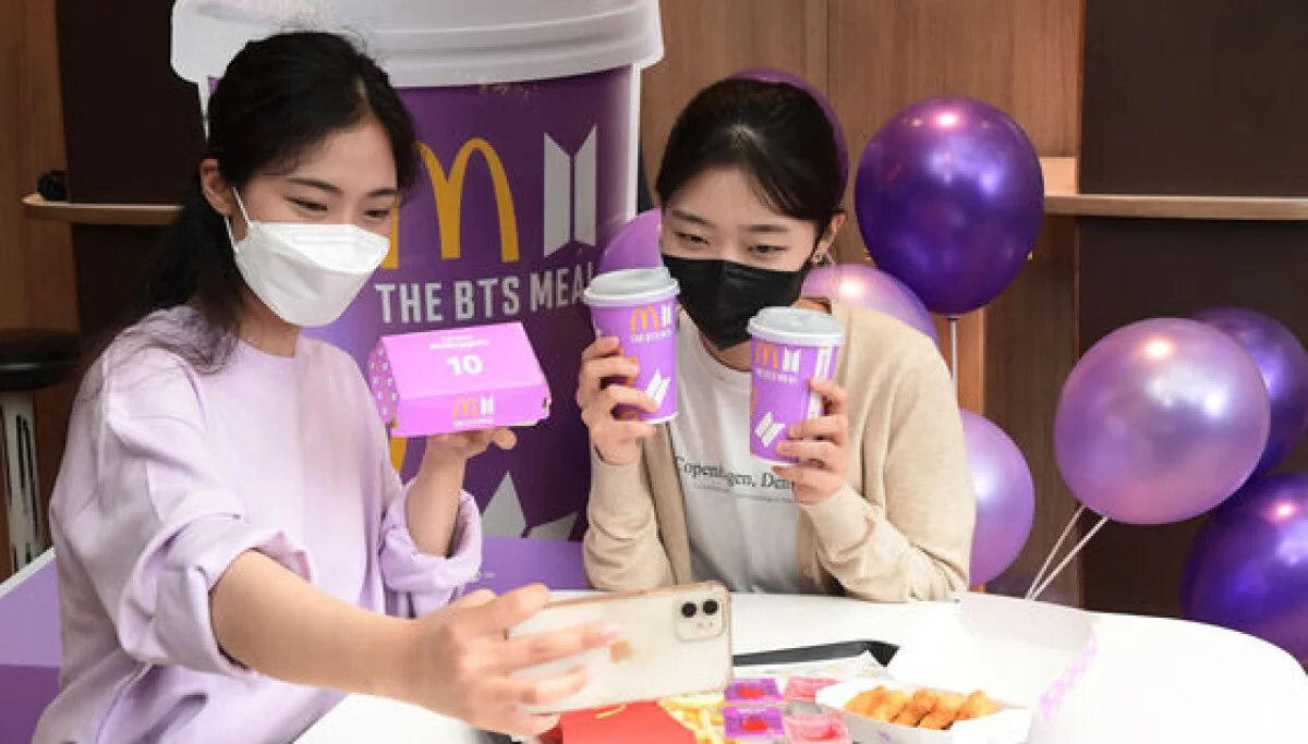 BTS fans are purpling McDonald's most purple meal ever