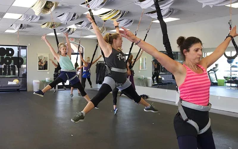 'My legs are still shaking': Bungee workout springs into Valley gym