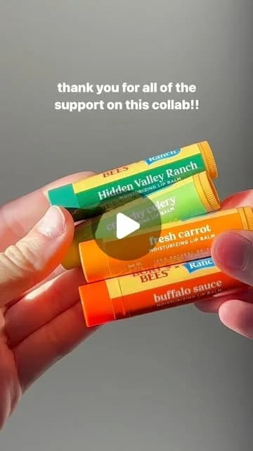 Burt's Bees on Instagram: "These lip balms sold out in just a few hours!! We are blown away by all of your support💛💙💚 #burtsbees #hiddenvalleyranch #lipbalm"