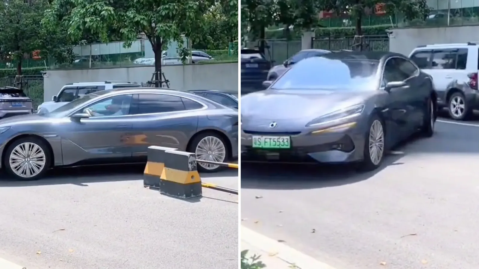 Viral video shows BYD sedan pulling off a tank turn in a gap that would trap most cars