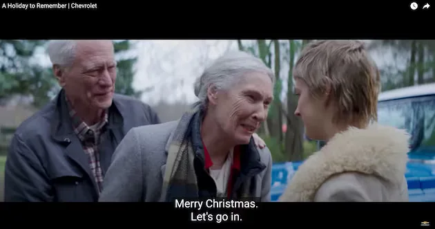 A new holiday commercial produced for Chevrolet in partnership with the Alzheimer’s Association is getting rave reviews for the emotional five-minute advertisement.