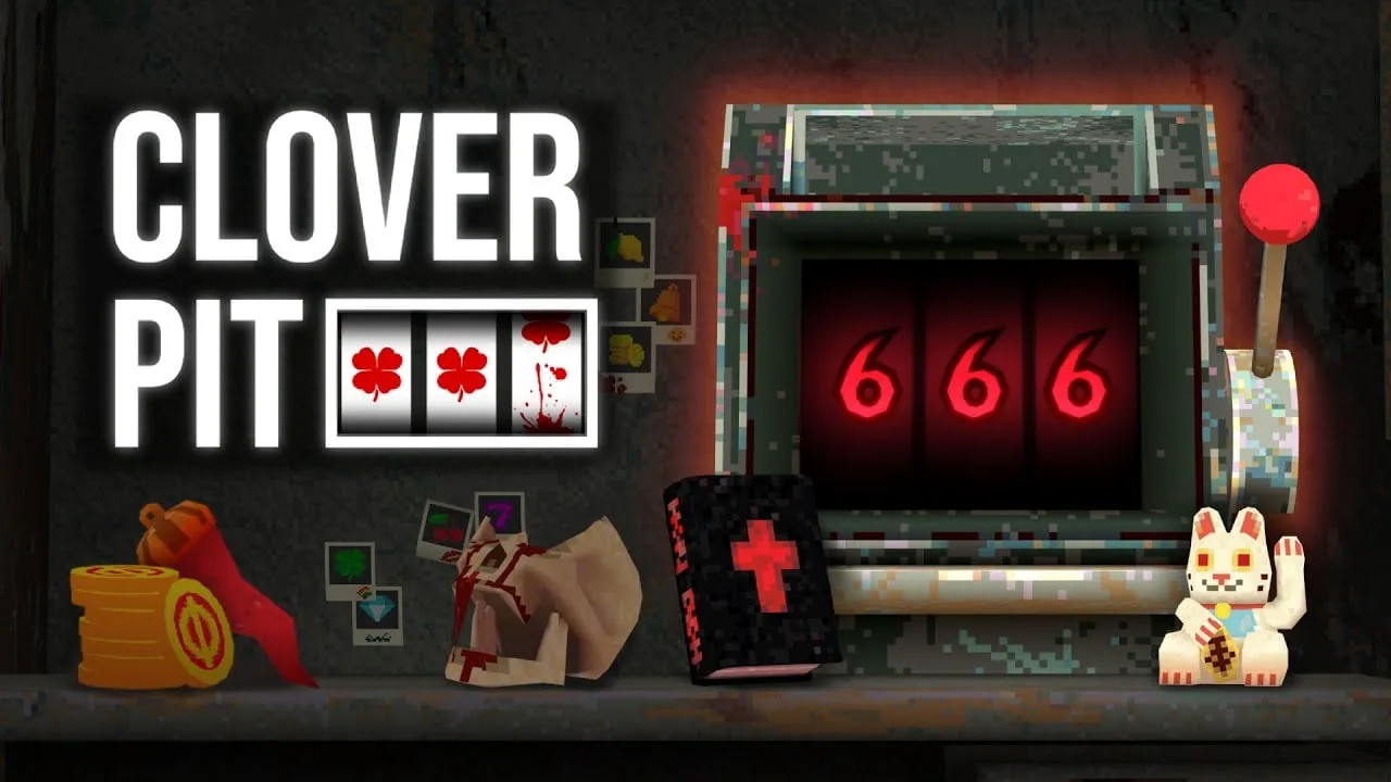 Slot machine roguelite horror game CloverPit announced for PC