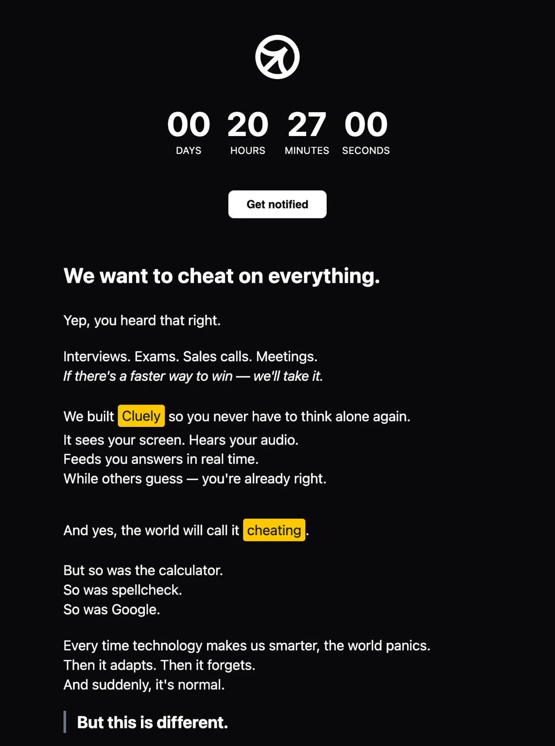 Cluely drops cheating on interviews from website | Validia posted on the topic | LinkedIn