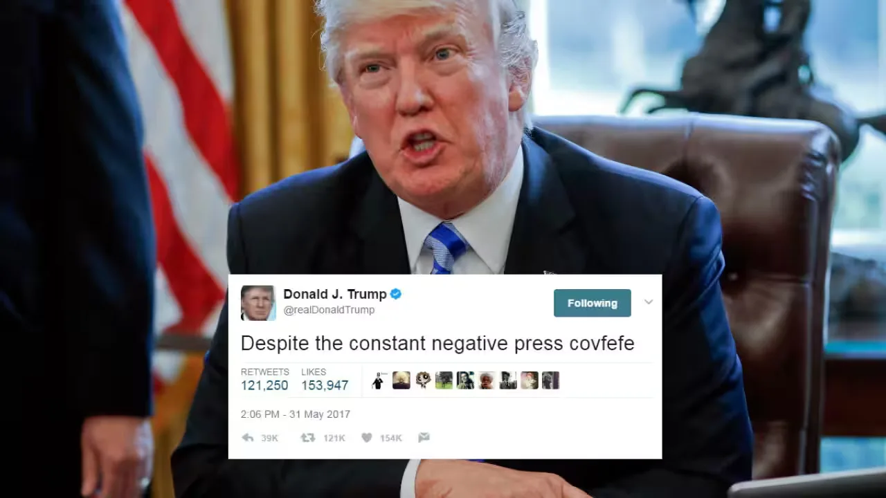 Donald Trump posted a nonsensical tweet, and the twitterverse had a field day.