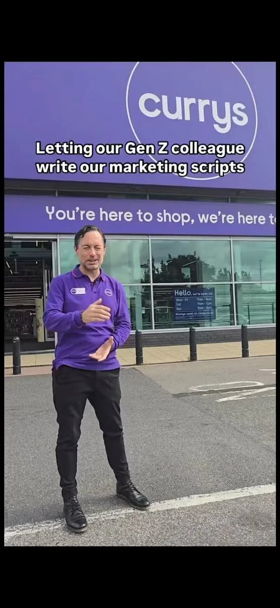 I’m sorry but this is a fucking GENIUS bit of marketing from Curry’s.