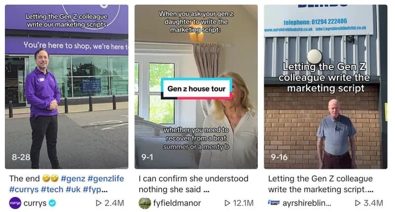 Unpopular opinion: “letting Gen Z write the marketing script” content has peaked. Following the highly entertaining viral Currys plc video 3 weeks ago, you can’t have missed the explosion in…