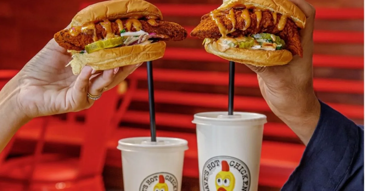 Dave's Hot Chicken is serving free sliders tomorrow - don't miss out