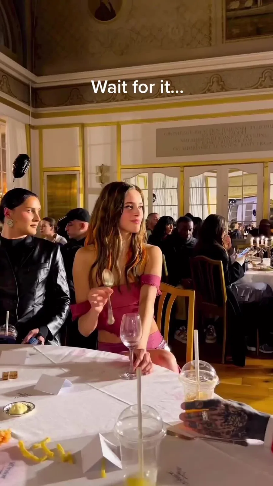 Dinner was served at (di)vision fw23 🍽️ 🎥: @frejawewer #copenhagen #fw23 #runway #cphfw #dinner #fashion #fashiontok #foryoupage #fyp