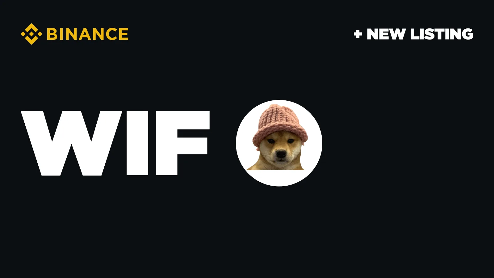 #Binance will list @dogwifcoin $WIF with Seed Tag Applied. ➡️