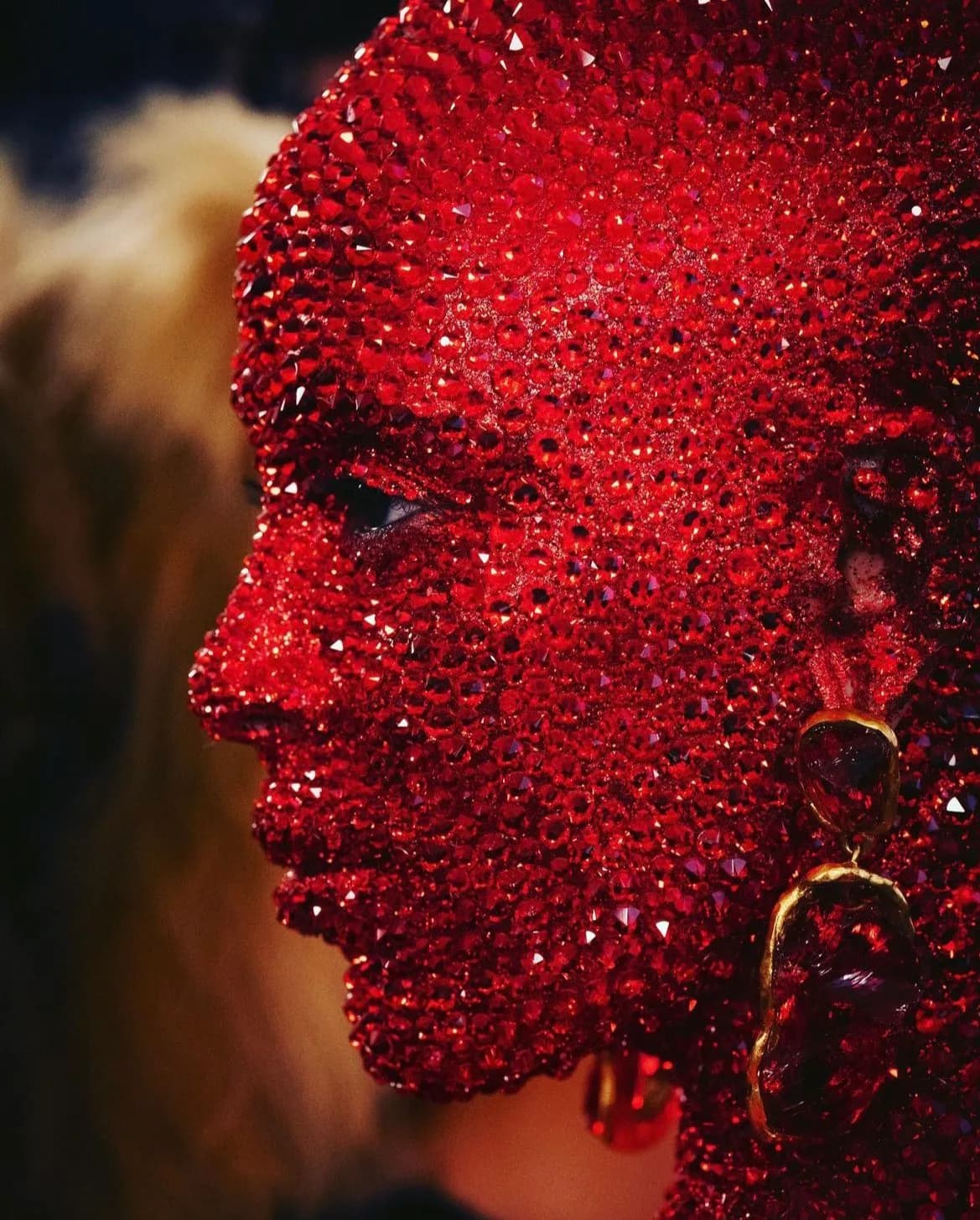 This picture of Doja Cat in Schiaparelli Couture.