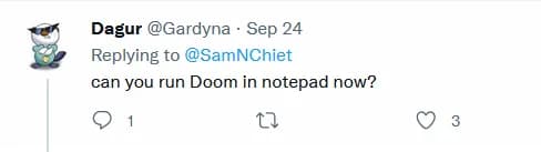 - the footage is not sped up - i have not modified the code of notepad.exe at all - this is fully playable interactive live, zero fakery. this is exactly what it looks like. - this is your fault