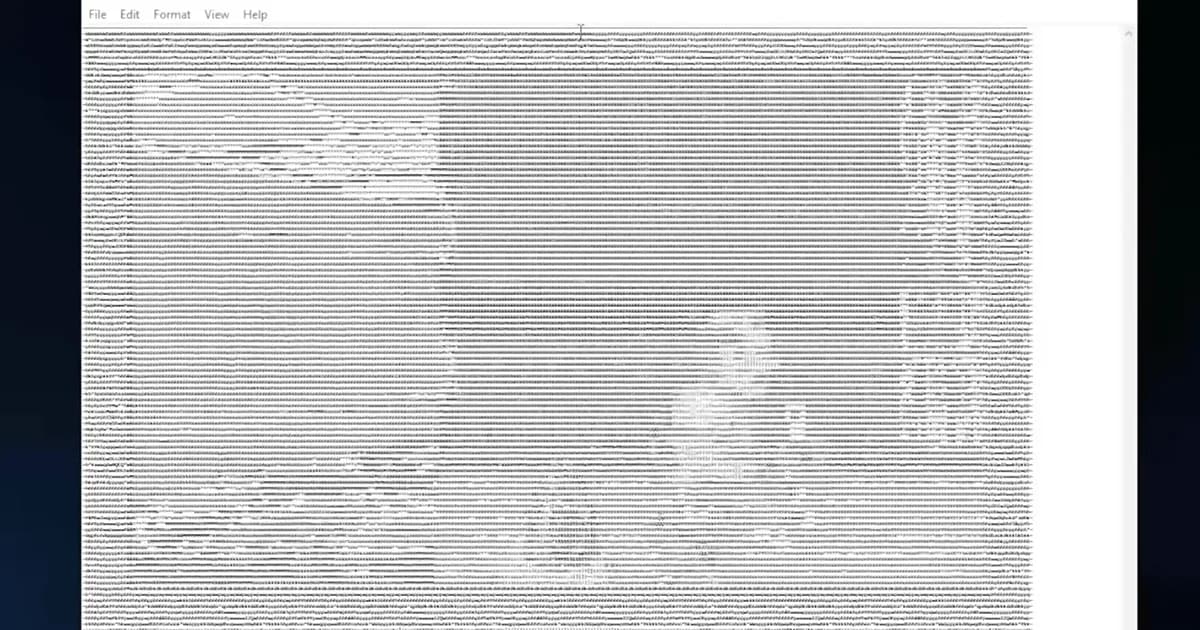 Anyway, here's classic FPS Doom running inside of Notepad