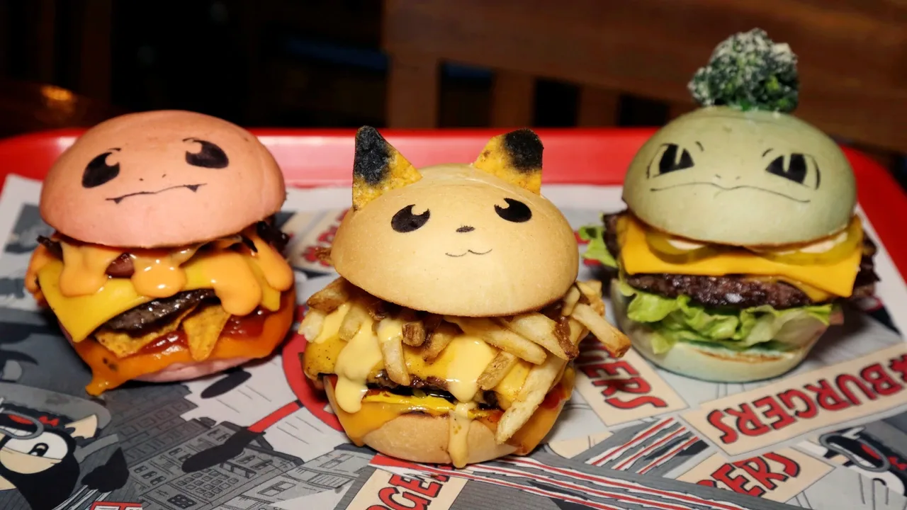 Liefde voor Pokémon door de maag met nieuwe burger