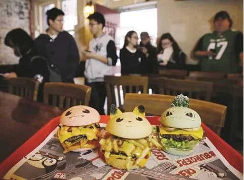 Restaurant launches Pokemon burgers