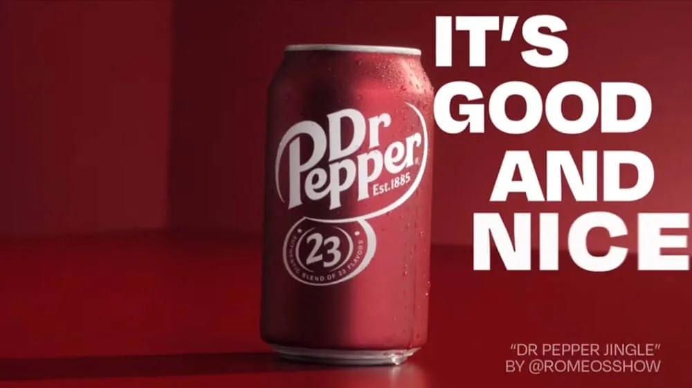 Dr Pepper Turns Viral Creator TikTok Jingle Into a CFP National Championship Ad - AdChat™ DFW