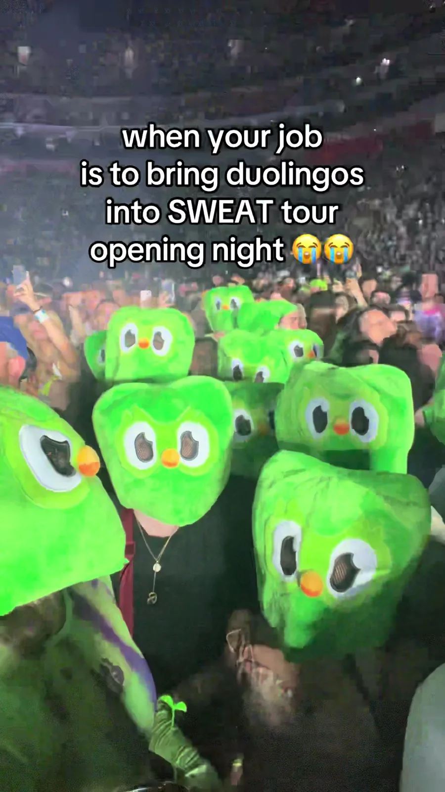 every week is a new side quest @Duolingo #sweattour #charlixcx #duolingo