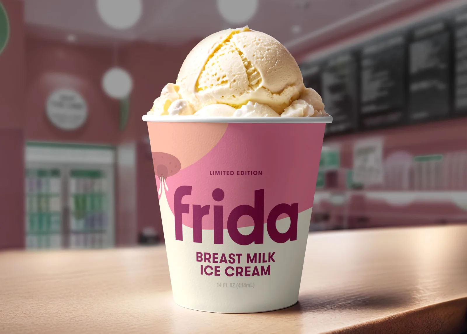 Frida Unveils Breast Milk-Flavored Ice Cream—Yes, Really