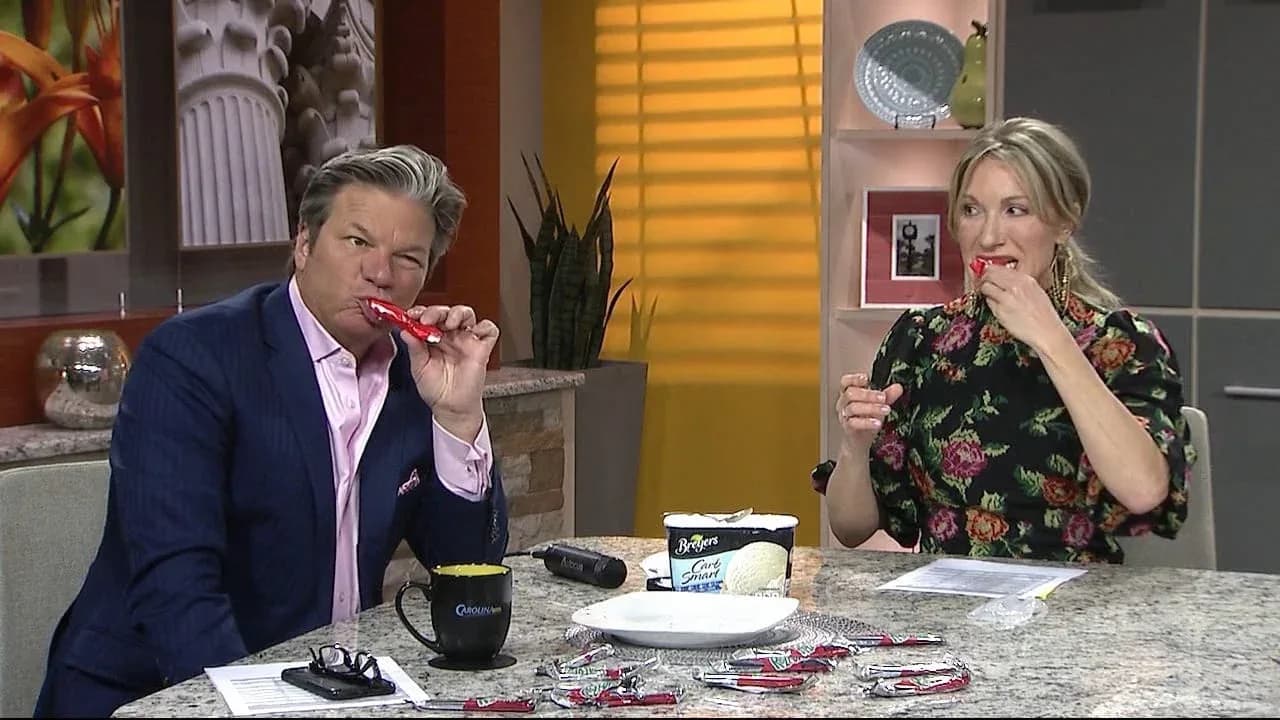 Audra and Greg Try the Ice Cream in a Fruit Roll-Up Trend - WFXB