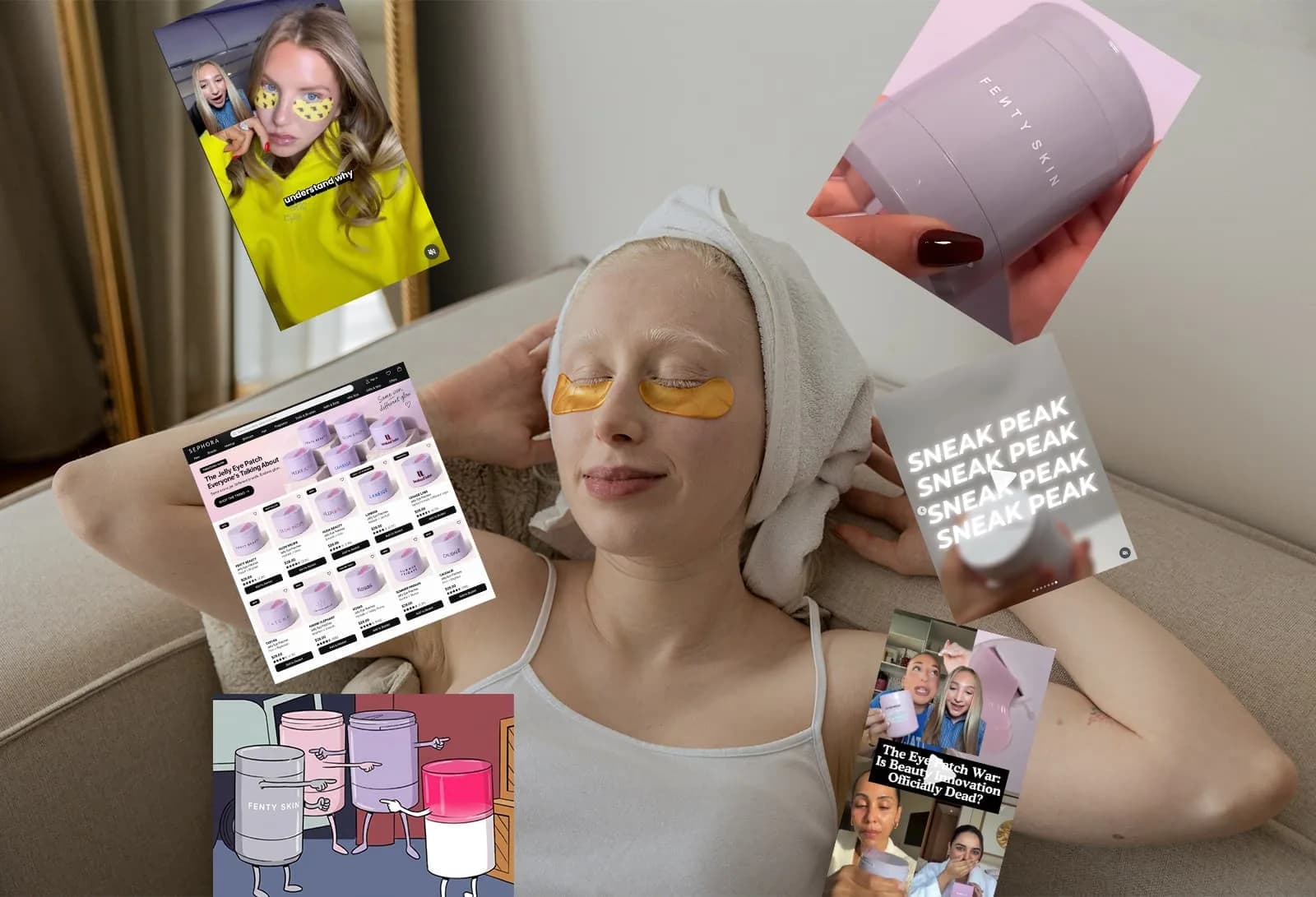 Why Fenty Skin, Glow Recipe, and Huda Beauty Ended Up with the Same Eye Patch Packaging