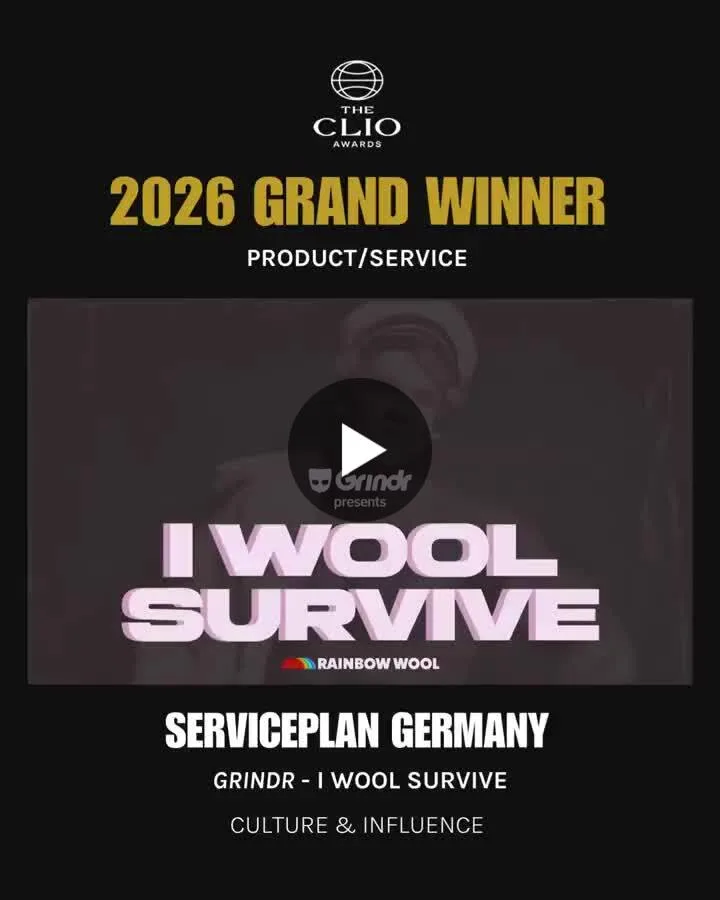 #iwoolsurvive #clioawards #grindr #rainbowwool | Grindr
