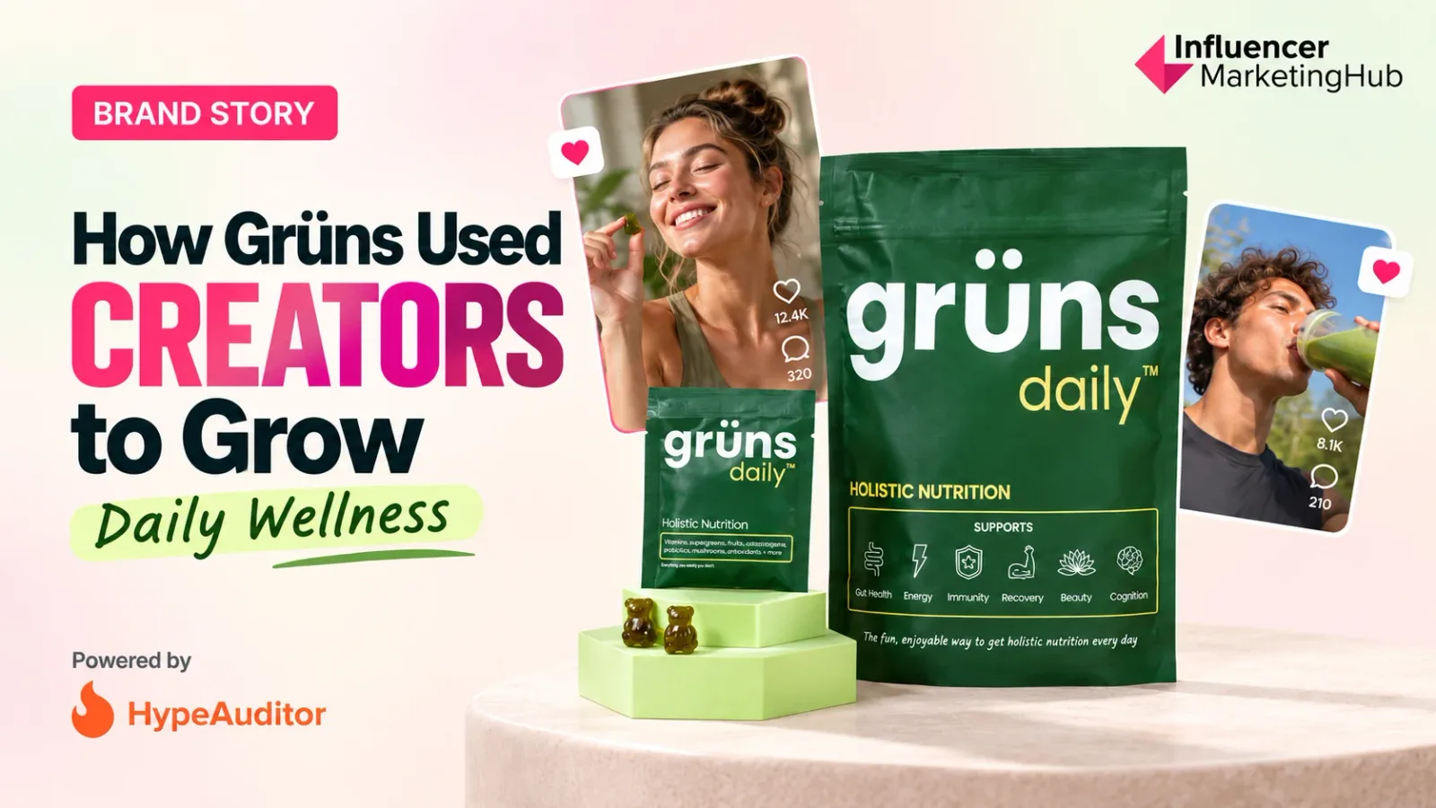 How Grüns Built an Influencer Marketing Strategy Around Daily Wellness