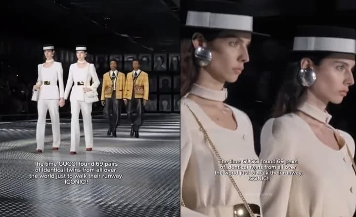 Tular Video 68 Pasangan Kembar 'Catwalk' Untuk Gucci Twinsburg Fashion Show, Macam Mana Boleh Jumpa? | TRP