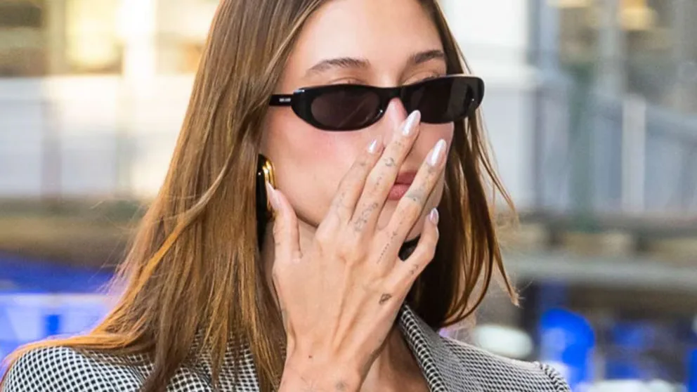 Get the look: Hailey Bieber's viral 'glazed donut nails'