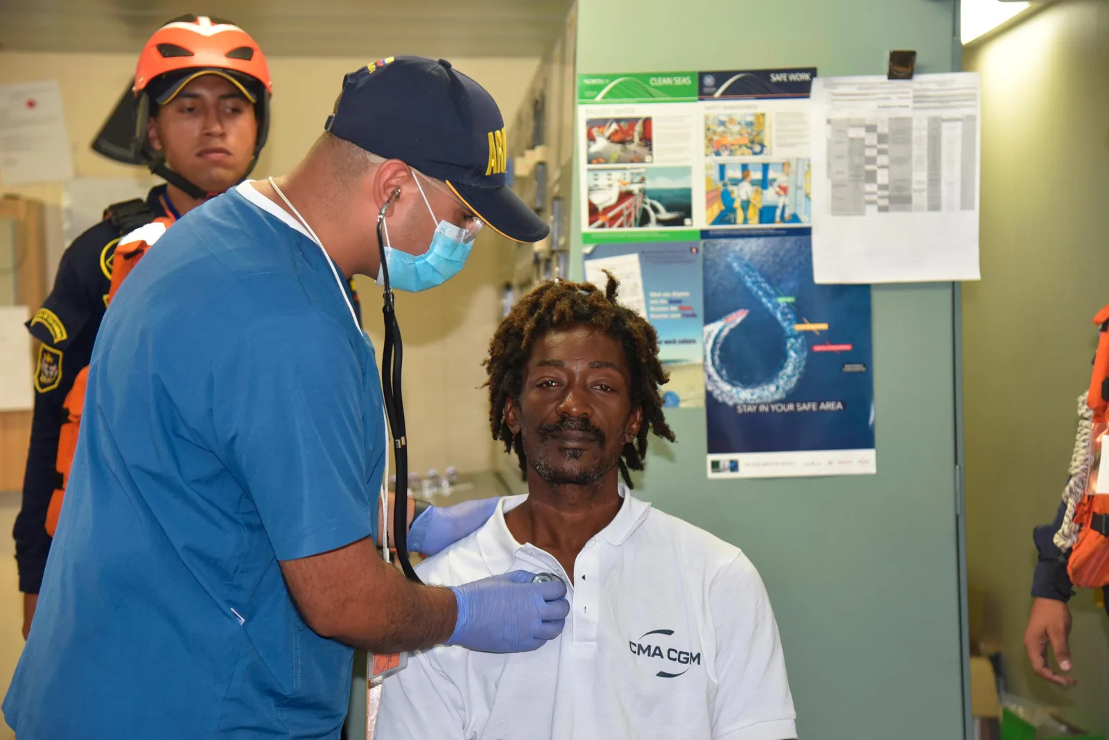 Elvis Francois receives a medical checkup after being rescued in Cartagena, Colombia, in January. Heinz is asking the public to help contact him so they can buy him a new boat in celebration of his…
