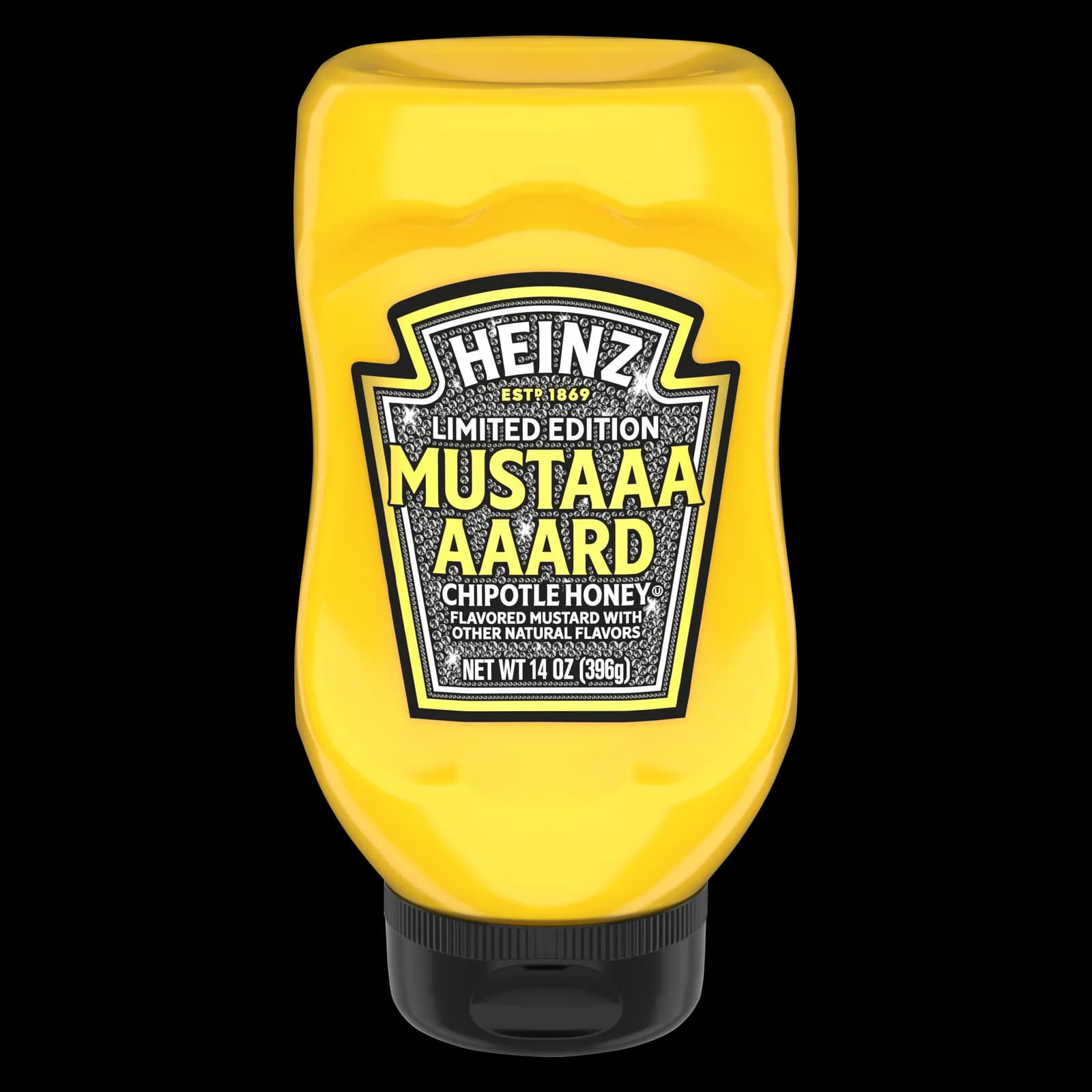 Heinz Mustaaaaaard limited-edition chipotle honey mustard bottle