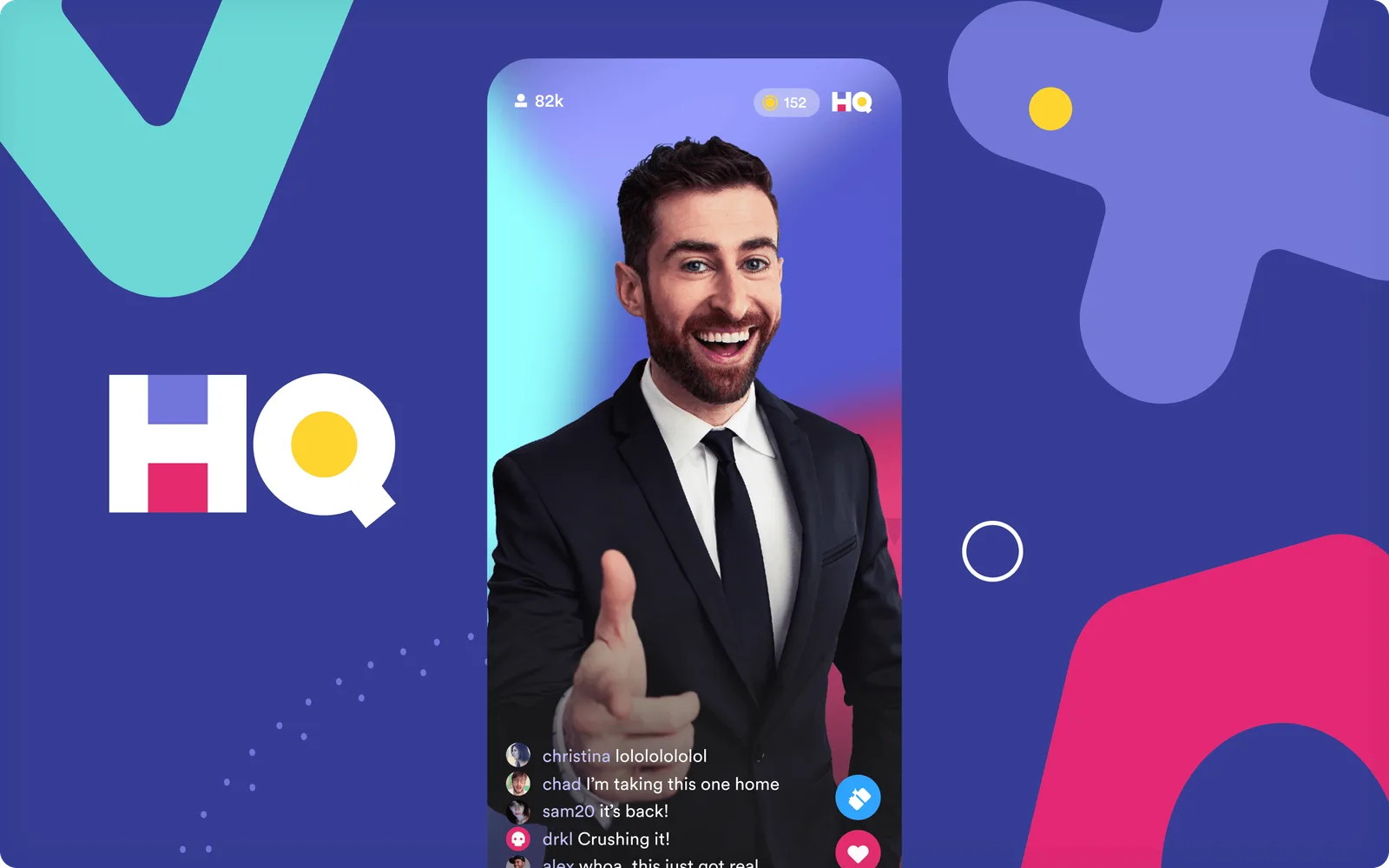 HQ Trivia - Invention, Branding, UX/UI Design | Big Human