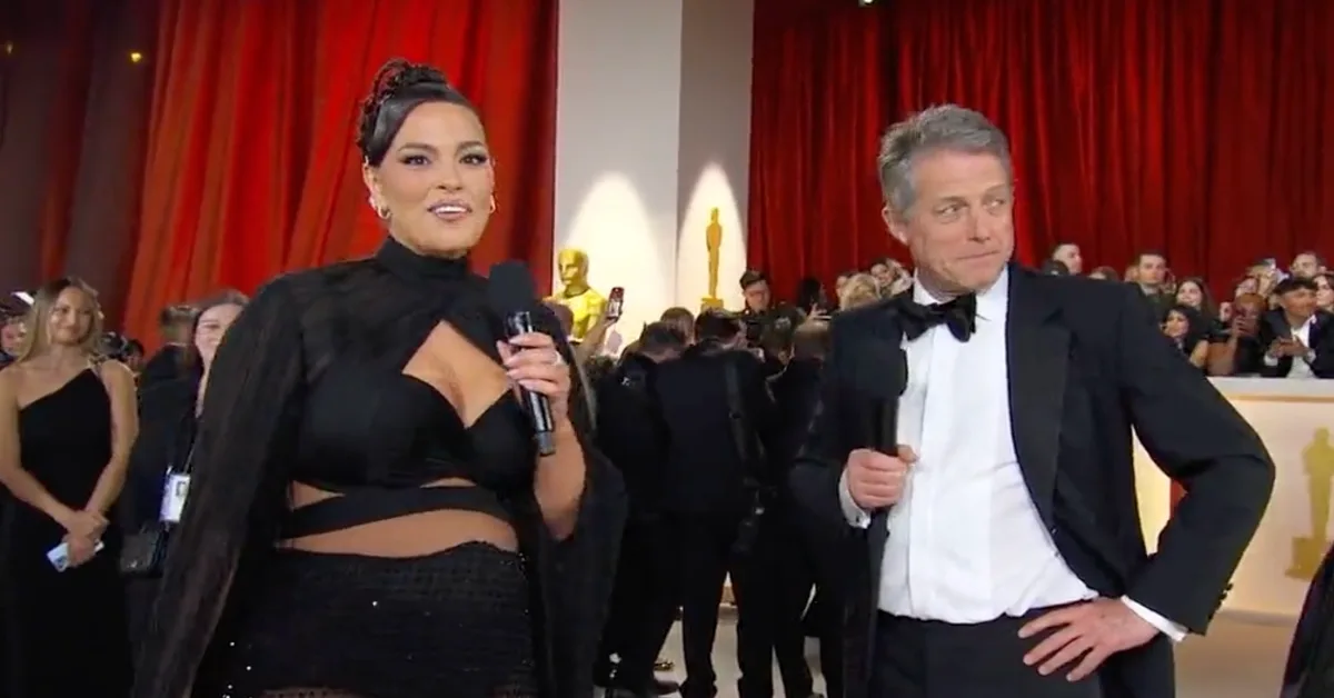 2023 Oscars: Watch Hugh Grant in the "Most Awkward" Red Carpet Interview at the Academy Awards